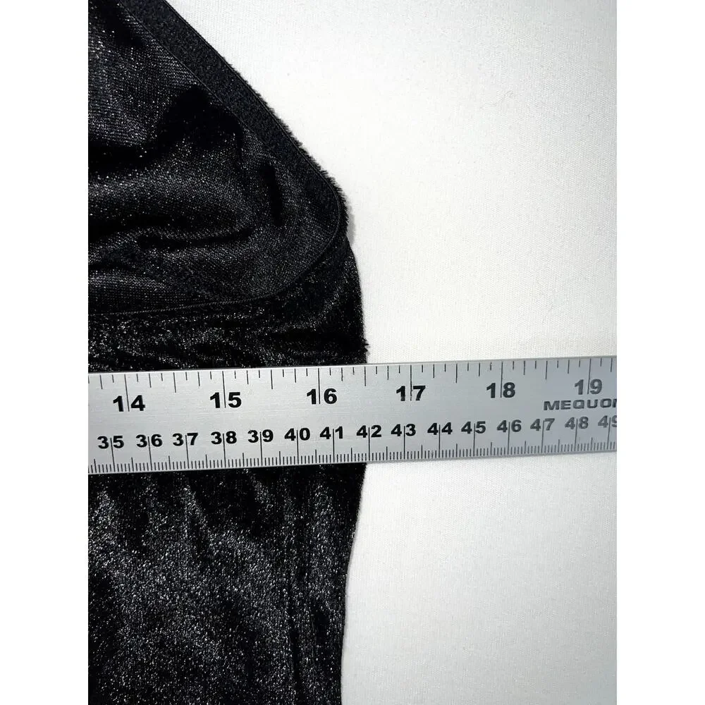 Gilligan & Omalley Lingerie Women’s Large Black Sleeveless 100% Polyester
